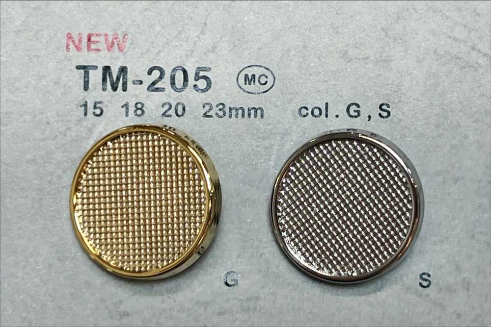 TM-205 Metal Buttons, Back Foot, Edge DAIYA BUTTON(DAIYA BUTTON)