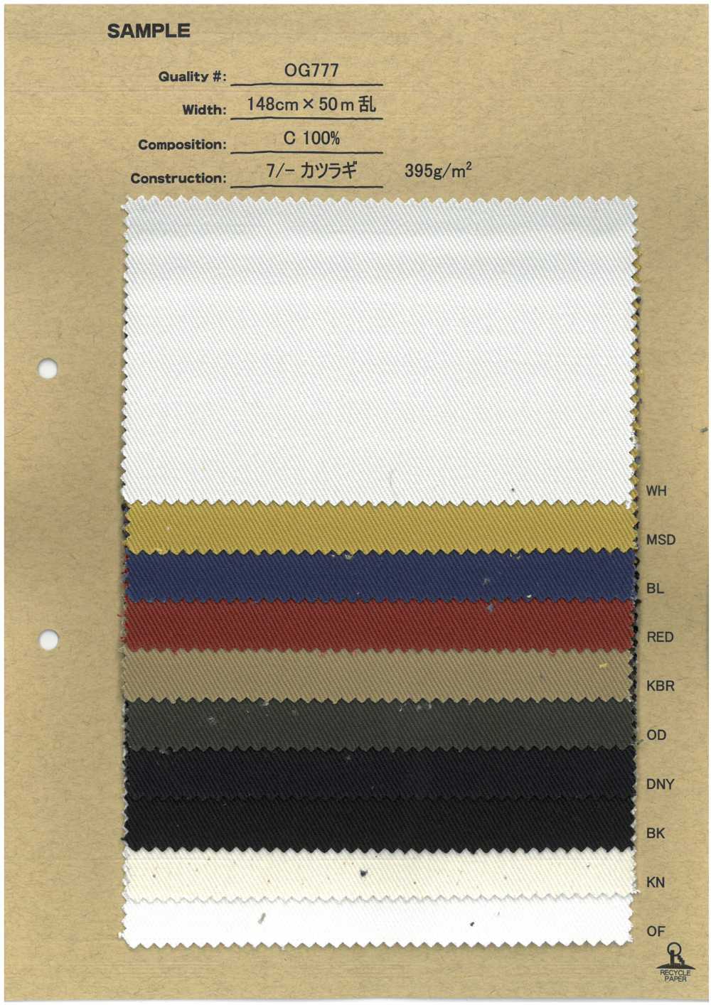 OG777 7/- Drill[Textile / Fabric] No Name