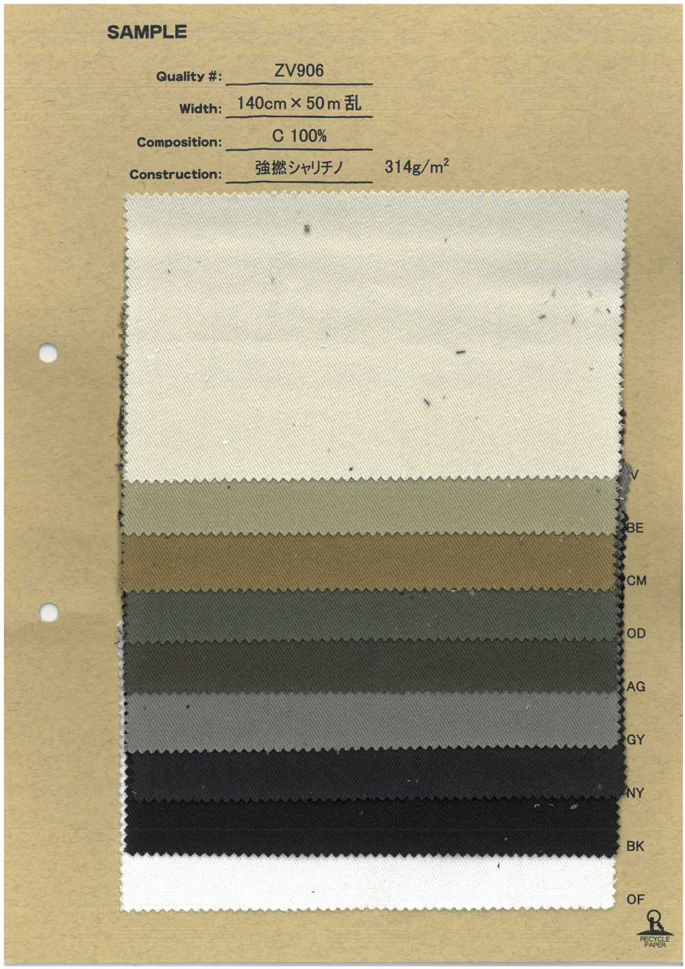ZV906 Strong Twist Sharichino[Textile / Fabric] No Name