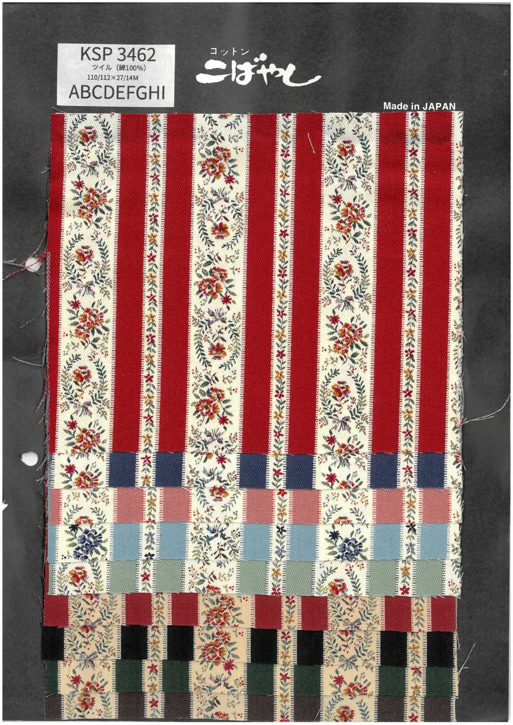 KSP3462 Twill Floral Print[Textile / Fabric] Cotton Kobayashi