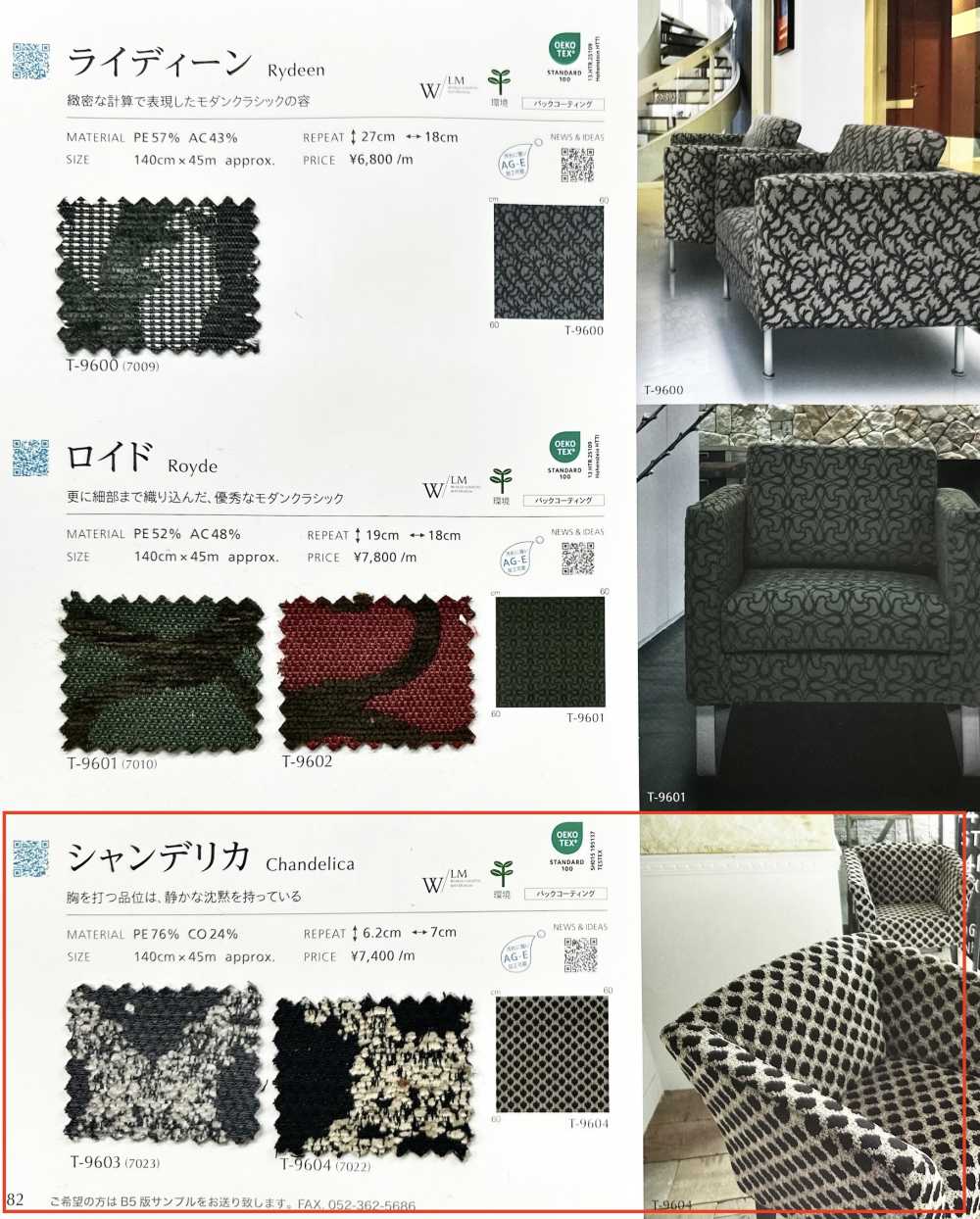 CHANDELICA Chandelica[Textile / Fabric] Shinko