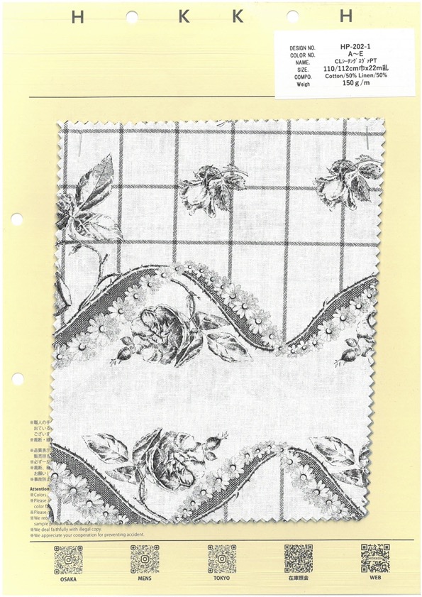 HP-202-1 CL Loomstate PT[Textile / Fabric] HOKKOH