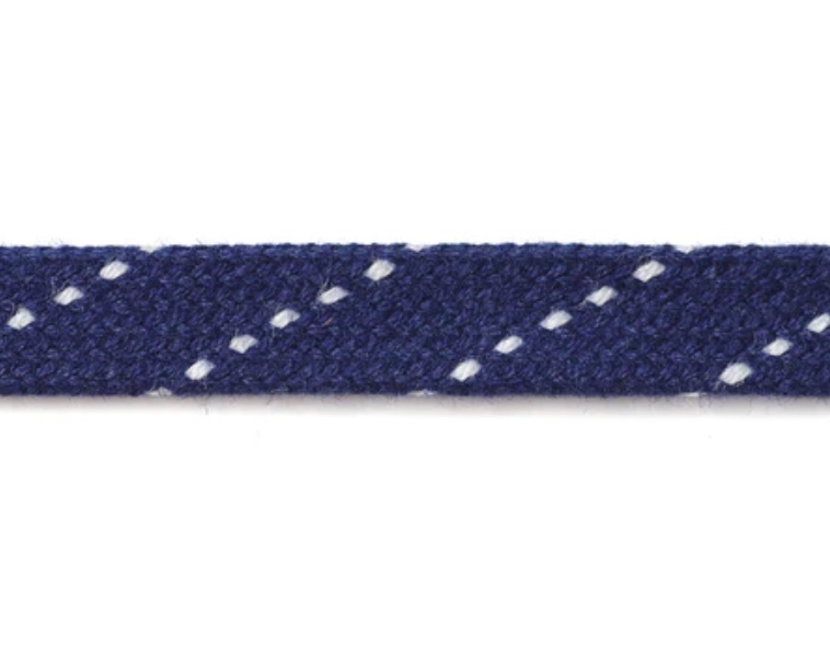 IND01 Indigo Cord 8mm[Ribbon Tape Cord] Cordon