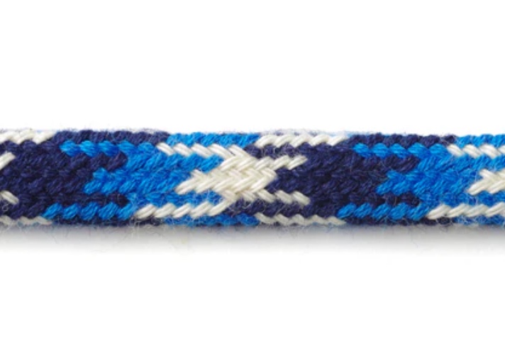 IND09-R1 Indigo Cord 7mm[Ribbon Tape Cord] Cordon