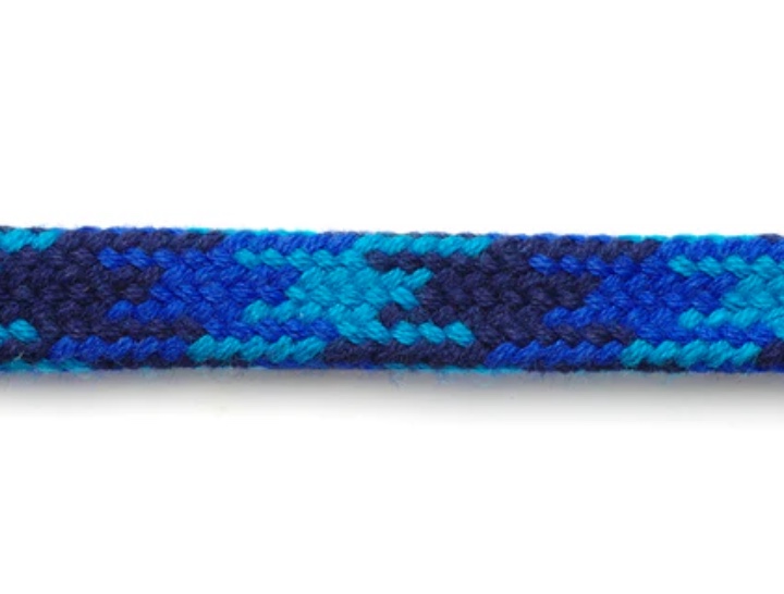 IND24 Indigo Cord 7mm[Ribbon Tape Cord] Cordon