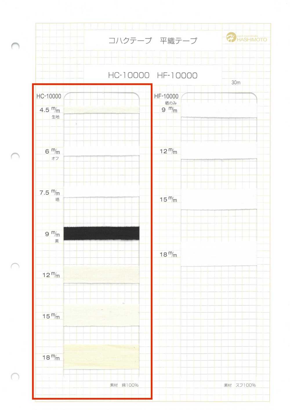 HC-10000 Amber Tape[Ribbon Tape Cord] No Name