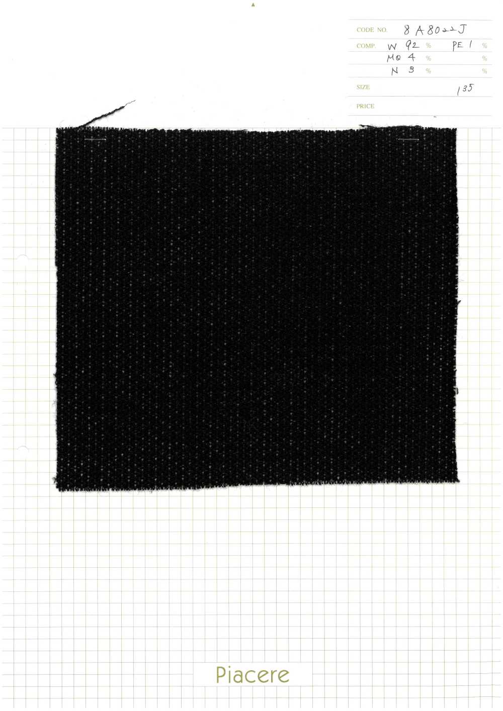 8A8022J Double Entanglement[Textile / Fabric] Piacere