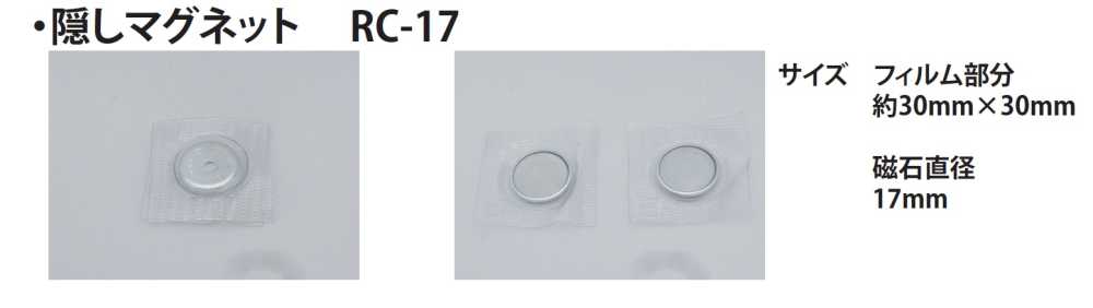 RC-17 Hidden Magnet 17mm[Hook] No Name
