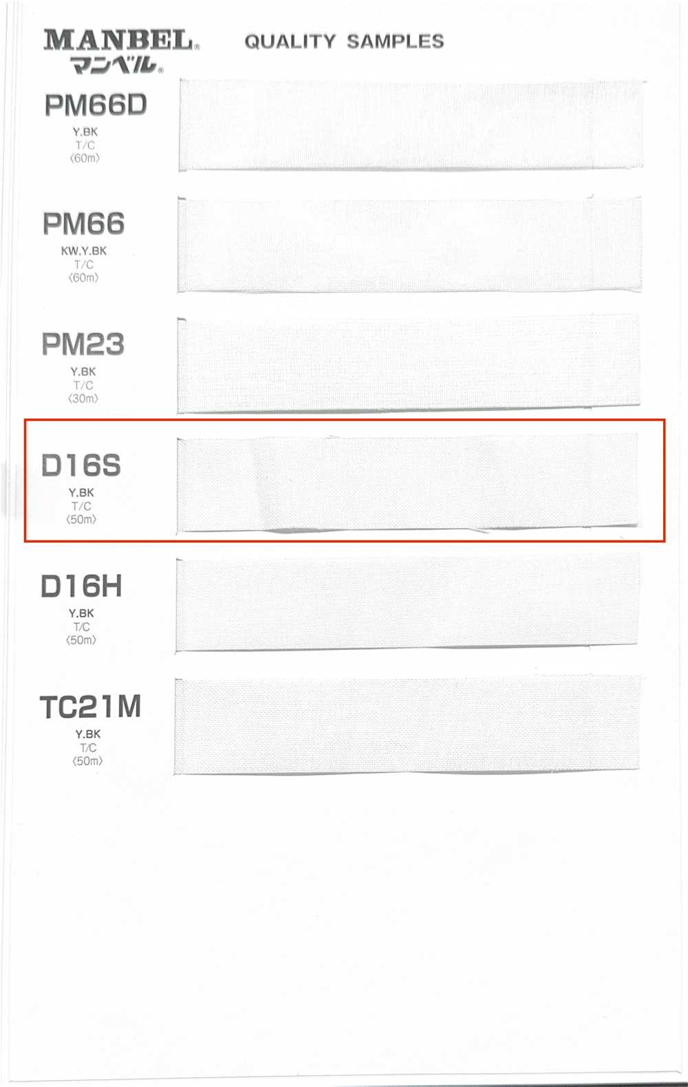 D16S Invel Series Fusible Interlining(Tape), Medium Soft Type Manvel