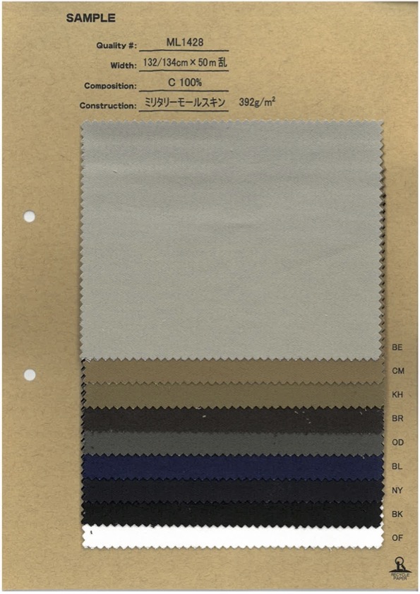 ML1428 Military Moleskine[Textile / Fabric] Ryoyu Corporation