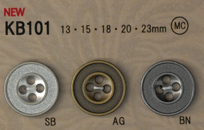 KB101 Vintage-style Metal Buttons With A Border. DAIYA BUTTON(DAIYA BUTTON)