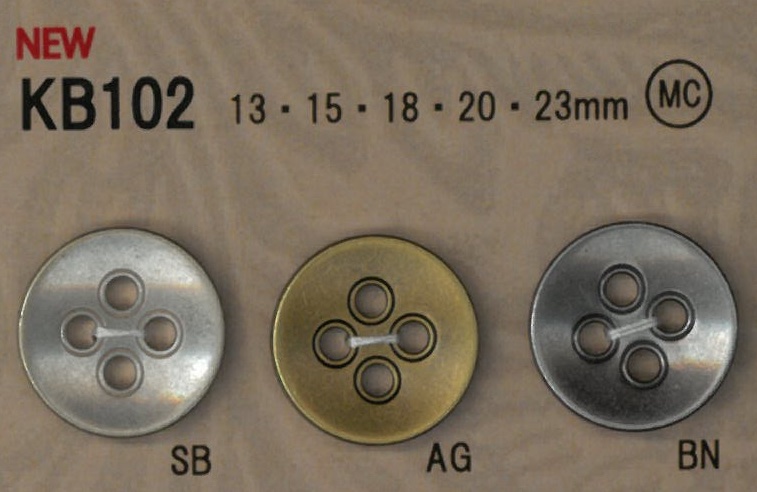 KB102 Vintage-style Metal Buttons DAIYA BUTTON(DAIYA BUTTON)
