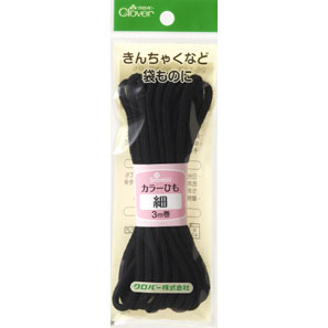 26143 Color String Thin <black>[Handicraft Supplies] Clover