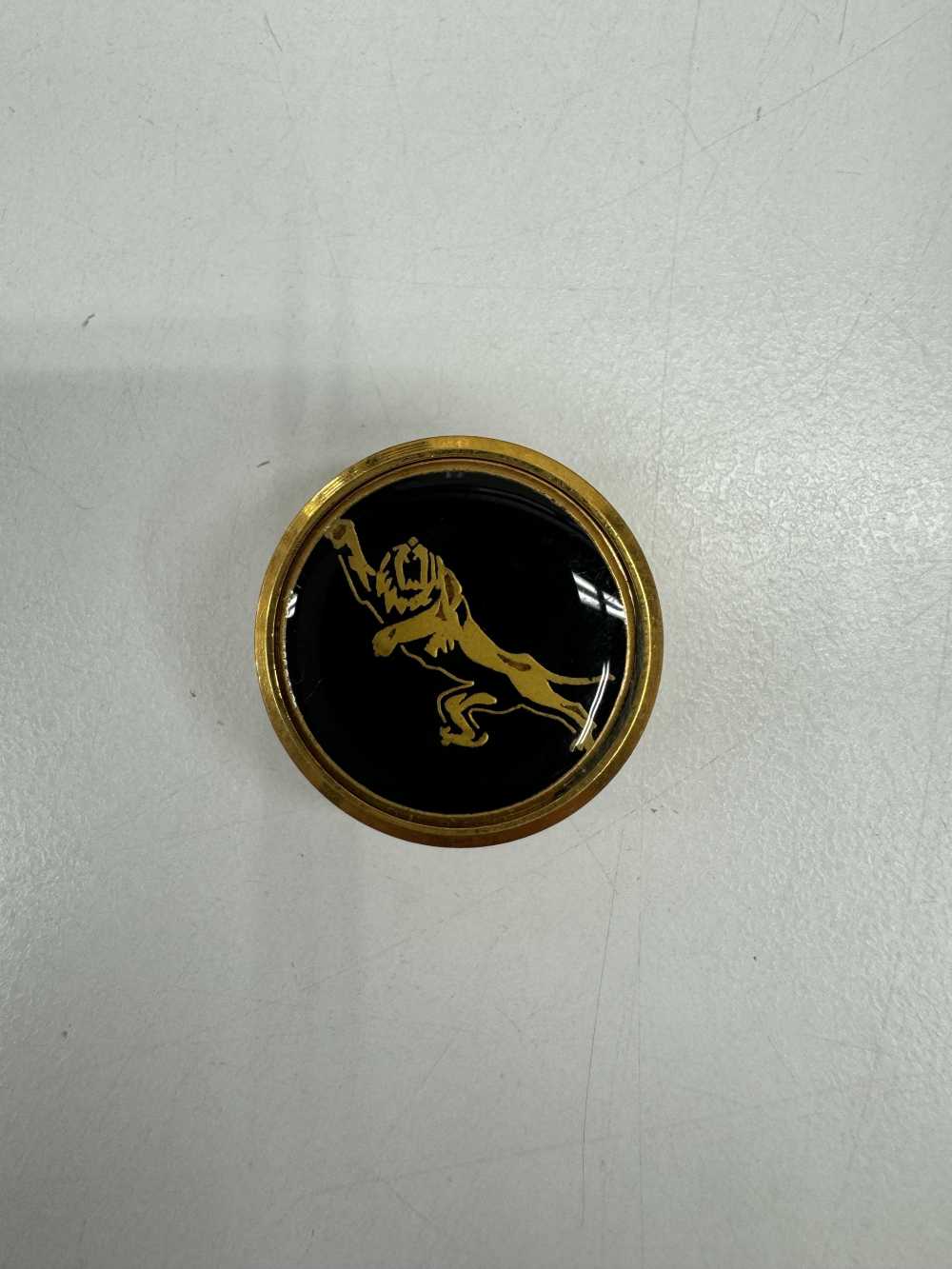 309 Made In Japan Metal Buttons For Suits And Jackets Tiger Pattern Black And Gold