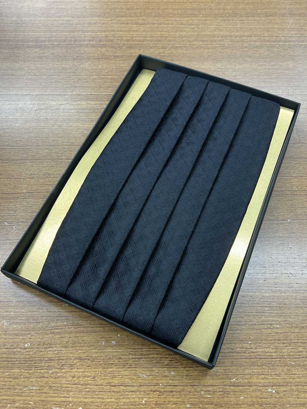 CM-960 Silk Cummerbund With Black Woven Pattern[Formal Accessories] Yamamoto(EXCY)