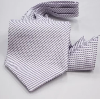 MS-400 Hand-tied Ascot Tie& Handkerchief Set, Purple[Formal Accessories] Yamamoto(EXCY)