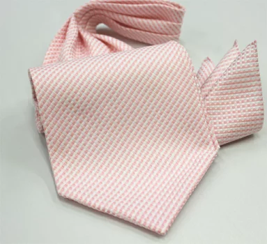 MS-401 Hand-tied Ascot Tie And Handkerchief Set, Pink[Formal Accessories] Yamamoto(EXCY)