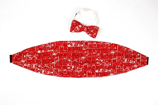 NBF-5 Nishijin Textile Bow Tie, New York Red[Formal Accessories] Yamamoto(EXCY)