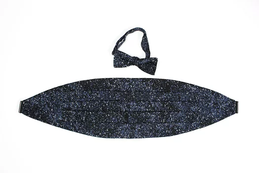 NCM-2 Nishijin- Textile Cummerbund, Starry Navy[Formal Accessories] Yamamoto(EXCY)