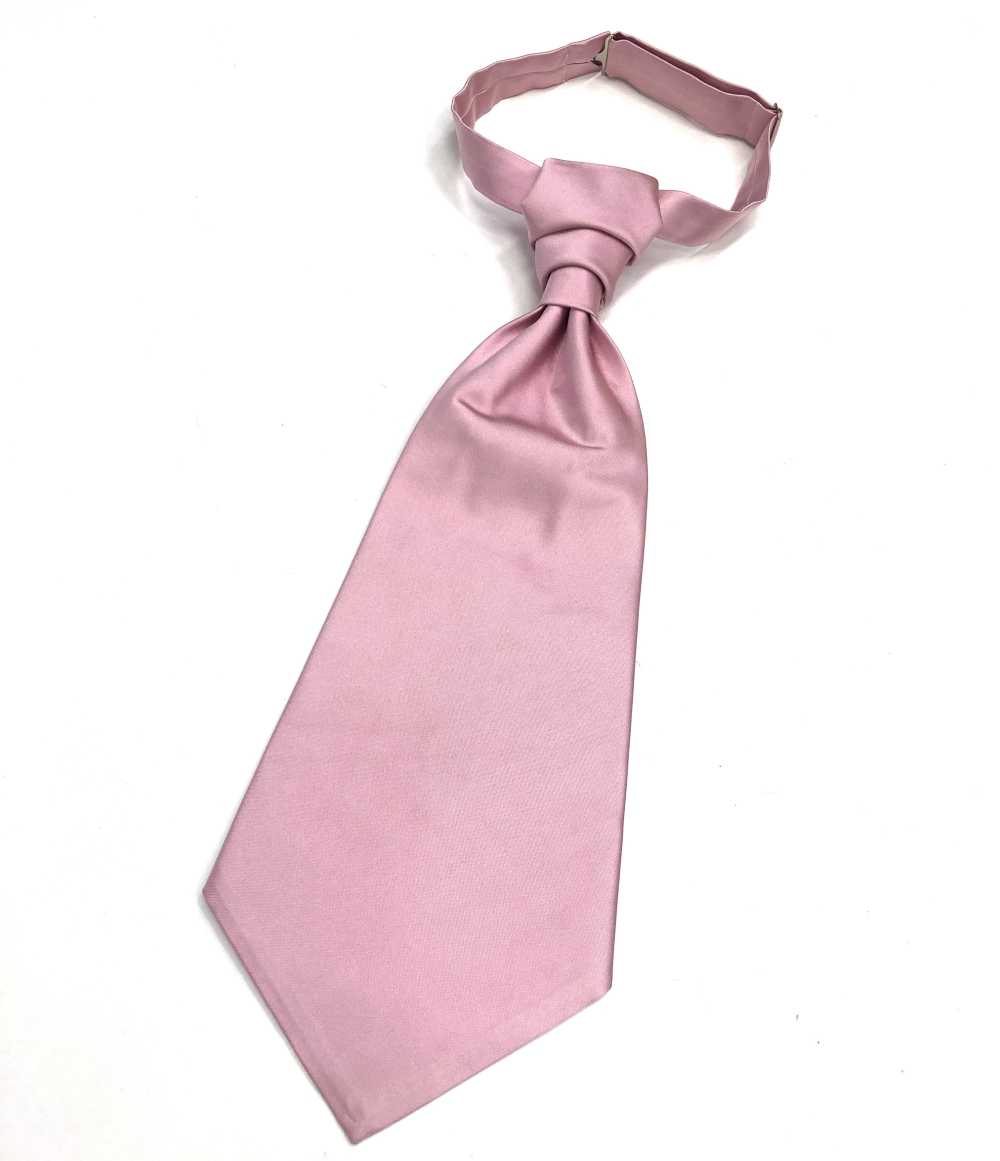 YT-987P Japanese Made Ascot Tie(Europe Tie) Silk Satin Pink[Formal Accessories] Yamamoto(EXCY)