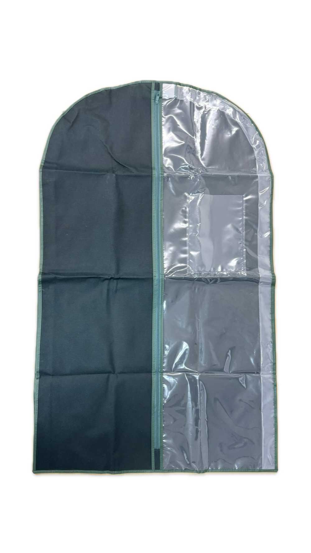 FA182 Gusseted Suit Storage Cover, Green[Hanger / Garment Bag]