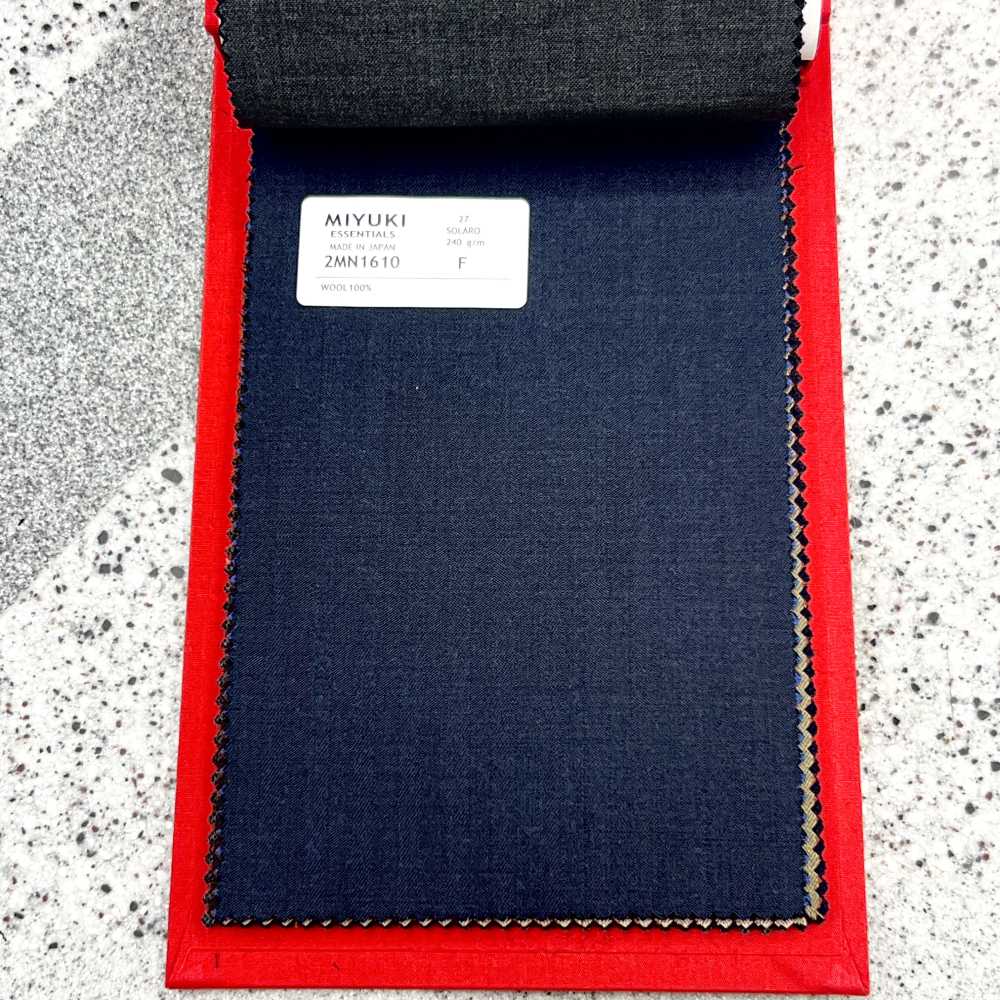 2MN1610 25SS MIYUKI ESSENTIALS SOLARO Textile Blue Woven Pattern Miyuki Keori (Miyuki)