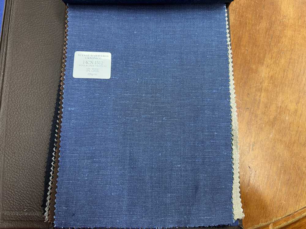 14CN-1512 CANONICO 21 Micron Wool & Linen Light Blue[Textile] CANONICO