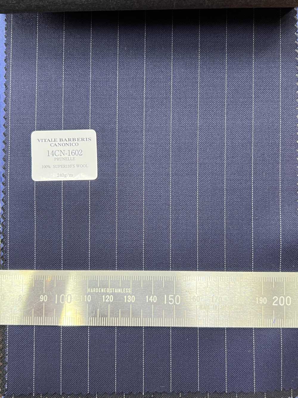 14CN1602 CANONICO PRUNELLE Navy Stripes[Textile] CANONICO