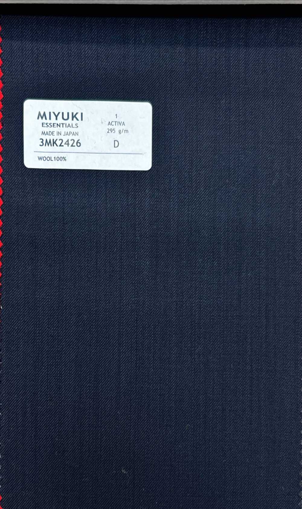 4MG2526 ESSENTALS MARUNOUCHI Navy[Textile] Miyuki Woolen Mills
