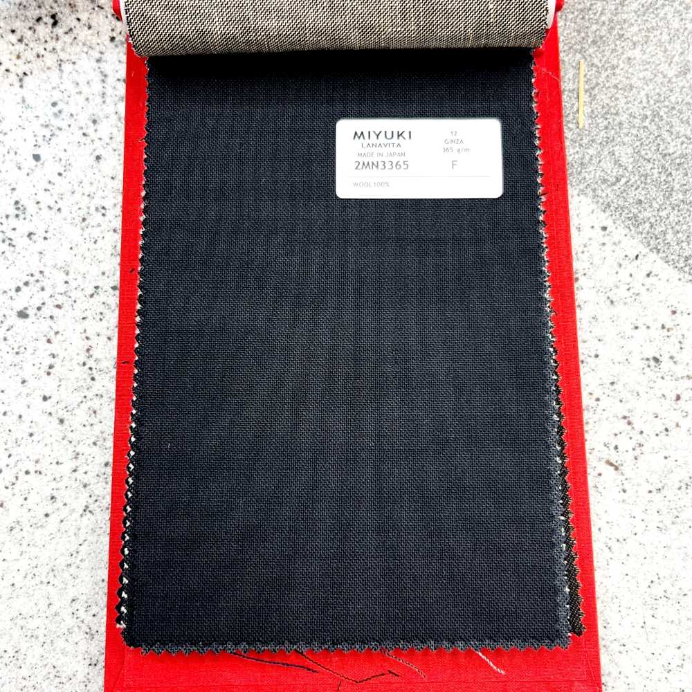 2MN3365 25SS MIYUKI Textile MIYUKI Varieties VARAIETES GINZA Navy Blue No Pattern Miyuki Keori (Miyuki)
