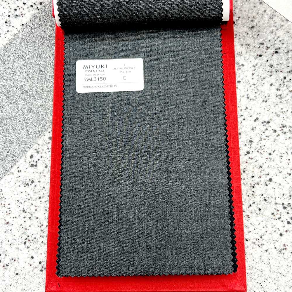 2ML3150 25SS MIYUKI Textile ACTIVA ADVANCE Medium Gray No Pattern Miyuki Keori (Miyuki)