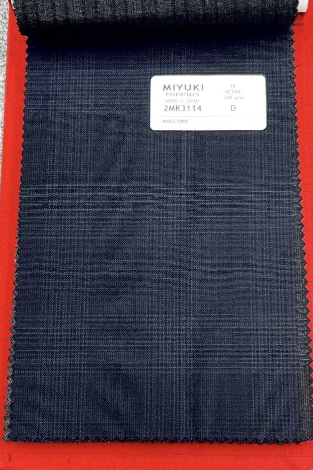 2MK3114 25SS MIYUKI ESSENTIALS ACTIVA Textile Check Miyuki Keori (Miyuki)