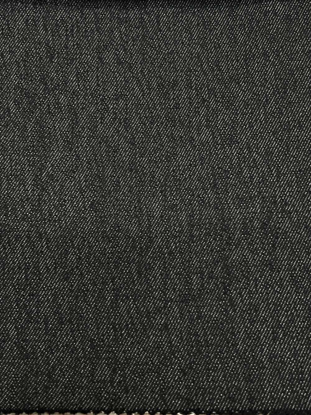 896S4311-18 NIKKE WOOL DENIM Black No Pattern Single Thread 140 Single Thread[Textile] Nickel