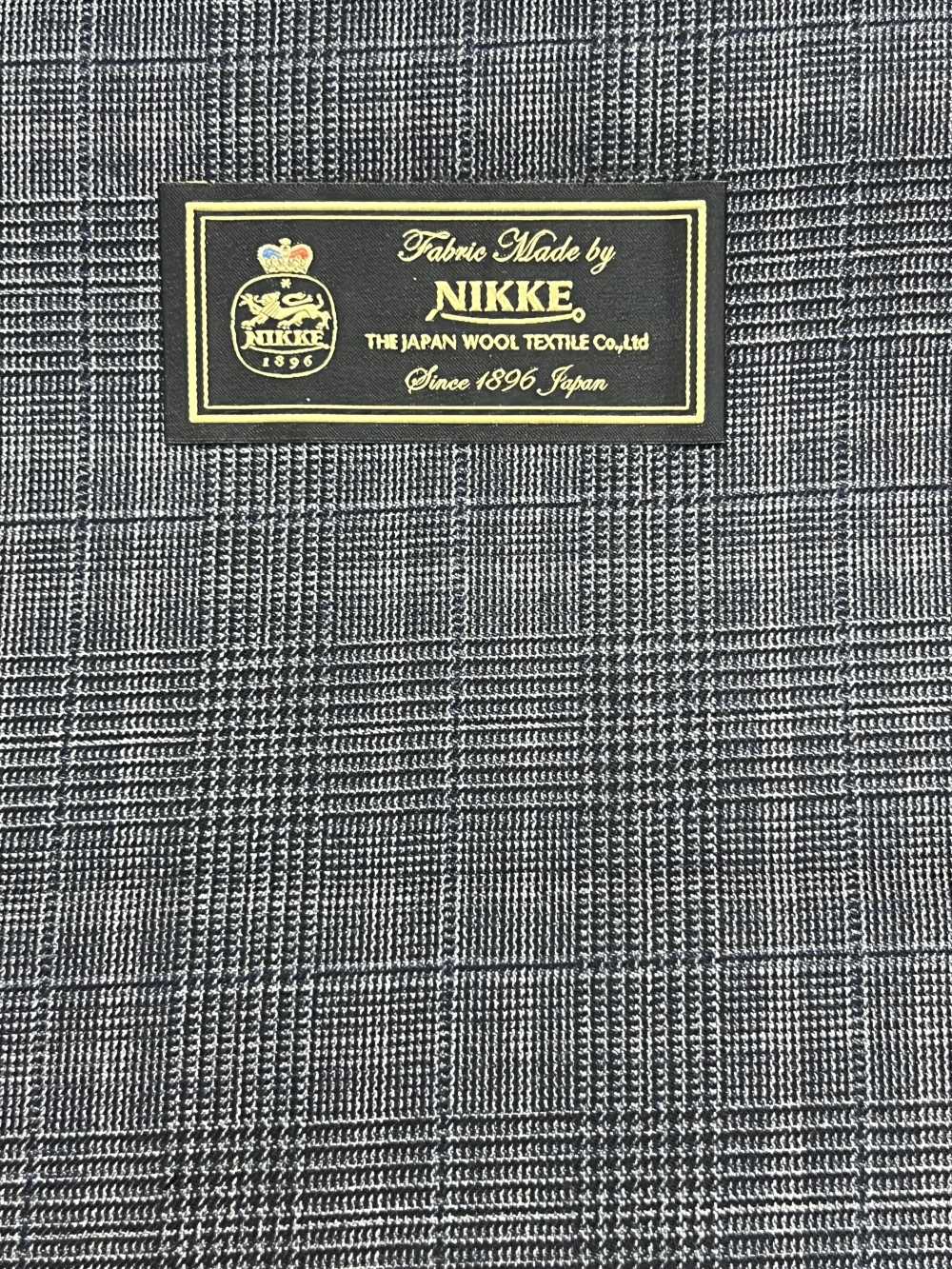 896M2324-735 NIKKE TRAVEL Gray Check 120 Thread Thread[Textile] Nickel