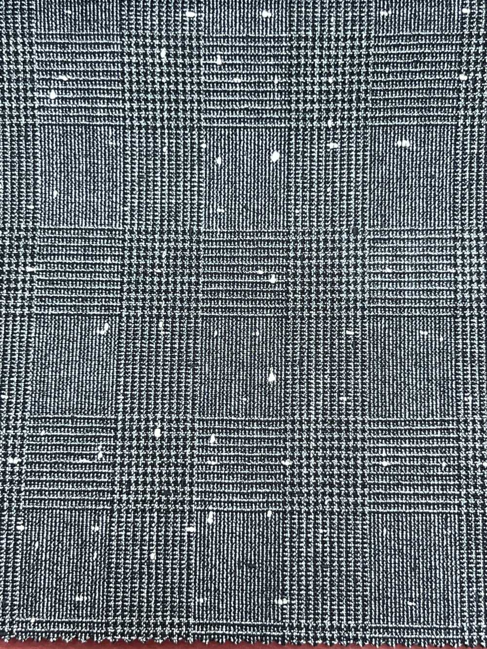 T13358-015 NIKKE DESIGN Greige Glen Check[Textile] Nickel