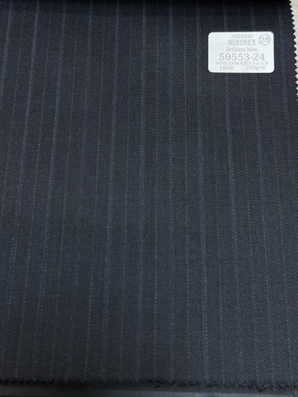 59553-24 25AW HERDREX [Brilliant Max] Brilliant Max Dark Navy Alternate Stripe[Textile] Kunishima Co., Ltd.