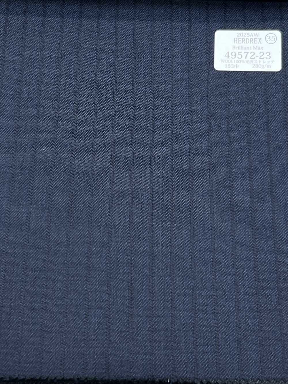 49572-23 25AW HERDREX [Brilliant Max] Brilliant Max Navy Shadow Stripe[Textile] Kunishima Co., Ltd.