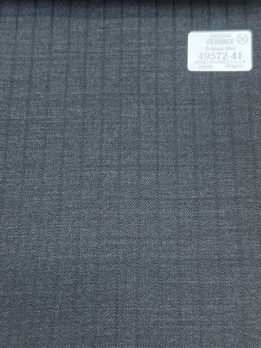 49572-41 25AW HERDREX [Brilliant Max] Brilliant Max Charcoal Heaven Gray Shadow Stripe[Textile] Kunishima Co., Ltd.