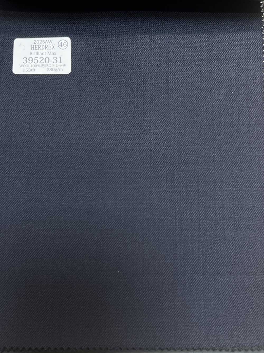 39520-31 25AW HERDREX [Brilliant Max] Brilliant Max Navy No Pattern[Textile] Kunishima Co., Ltd.