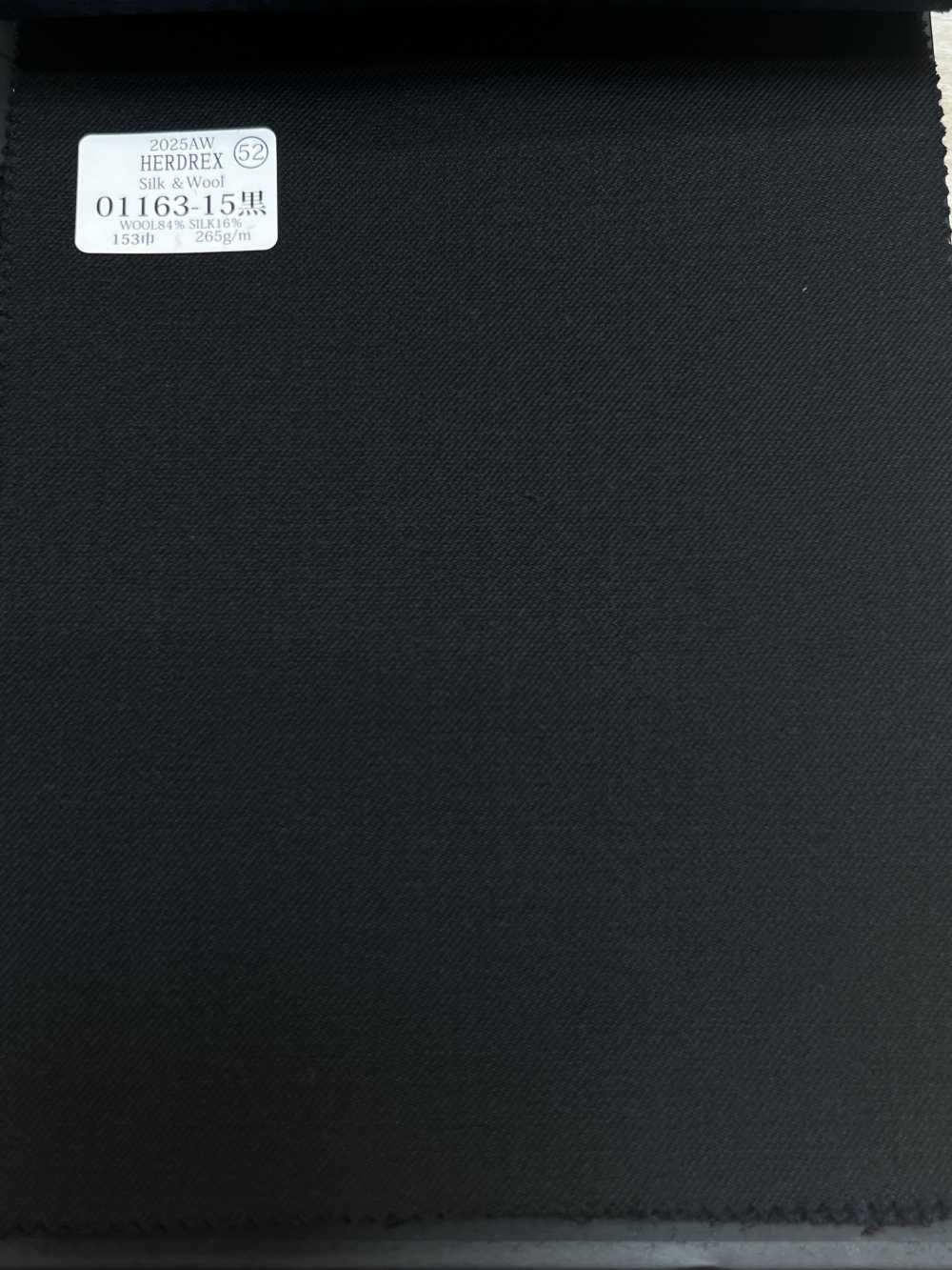 01163-15 25AW HERDREX [Silk & Wool] Silk And Wool No Pattern[Textile] Kunishima Co., Ltd.