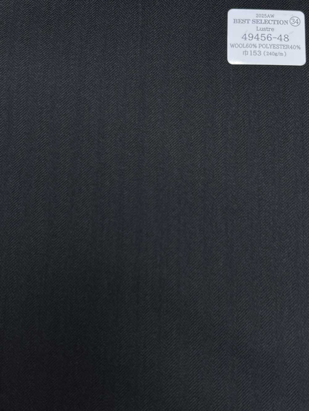 49456-48 25AW BEST SELECTION [Lustre] Luster Gray Shadow Stripe[Textile] Kunishima Co., Ltd.