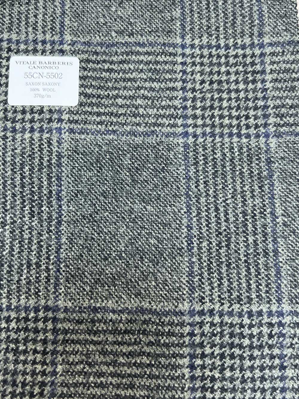 55CN5502 CANONICO SAXONY Gray Big Glen Check[Textile] CANONICO