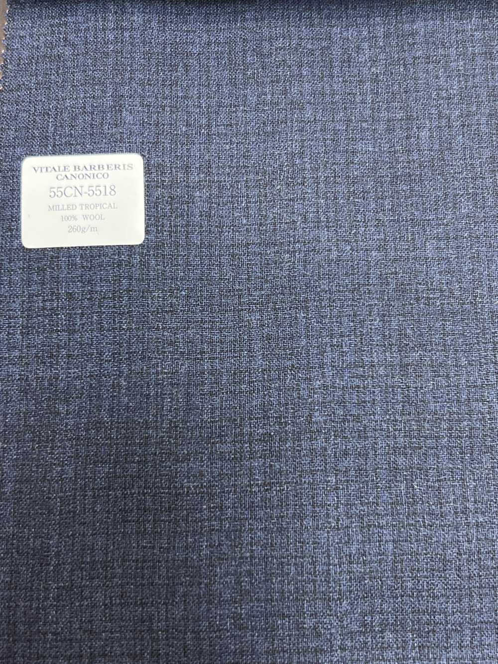 55CN5518 CANONICO MILLED TROPICAL Navy Check[Textile] CANONICO