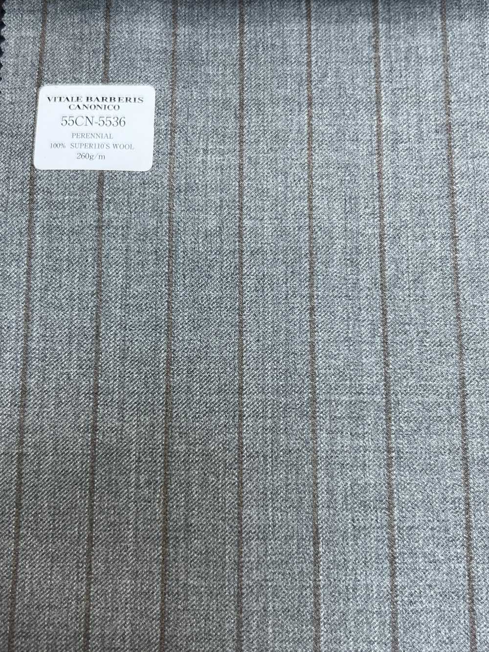 55CN5536 CANONICO PERENNIAL SUPER110'S Gray Stripe[Textile] CANONICO