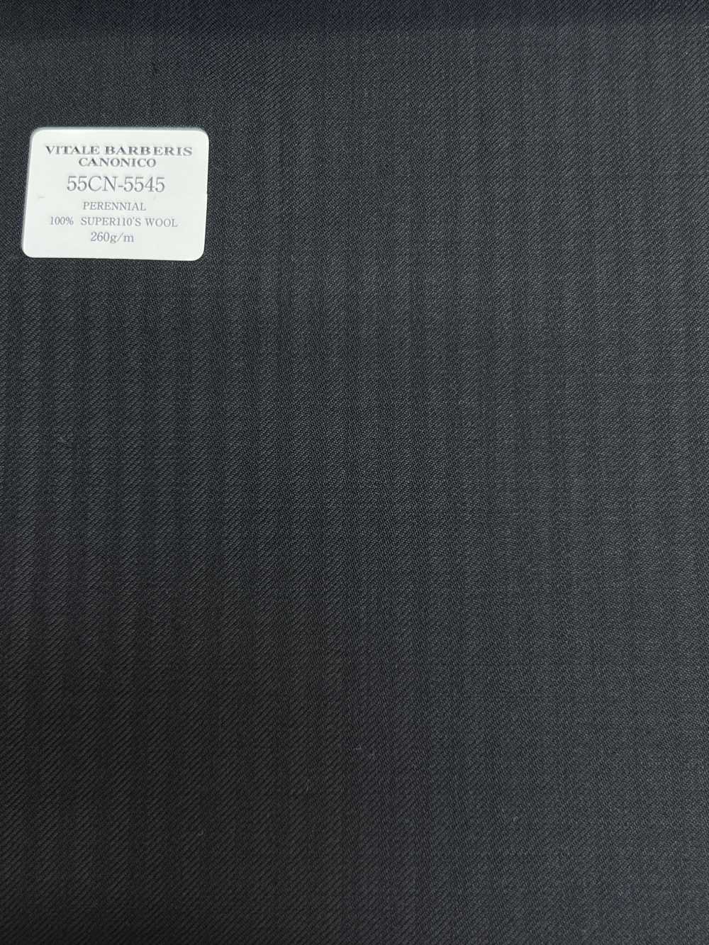 55CN5545 CANONICO PERENNIAL SUPER110'S Navy Shadow Stripe[Textile] CANONICO