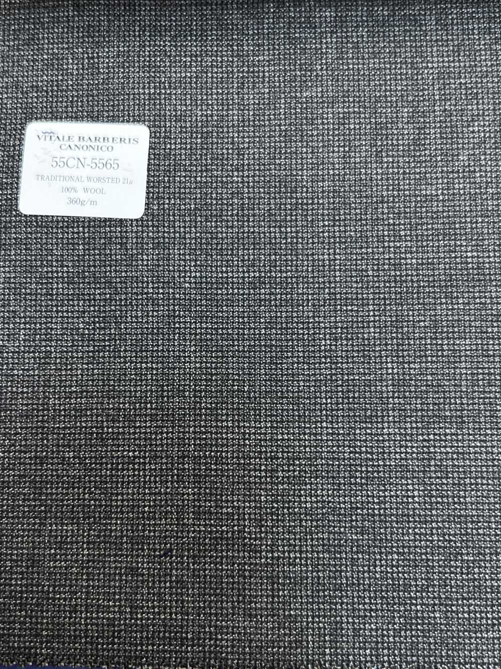 55CN5565 CANONICO TRADITIONAL WORSTED 21μ Gray Micro Check[Textile] CANONICO