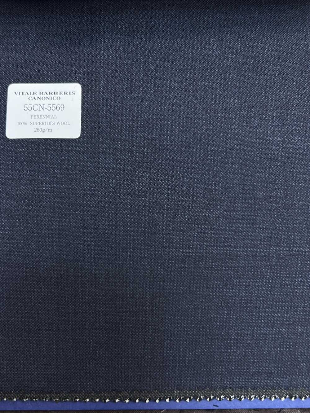 55CN5569 CANONICO PERENNIAL SUPER110'S Navy No Pattern[Textile] CANONICO