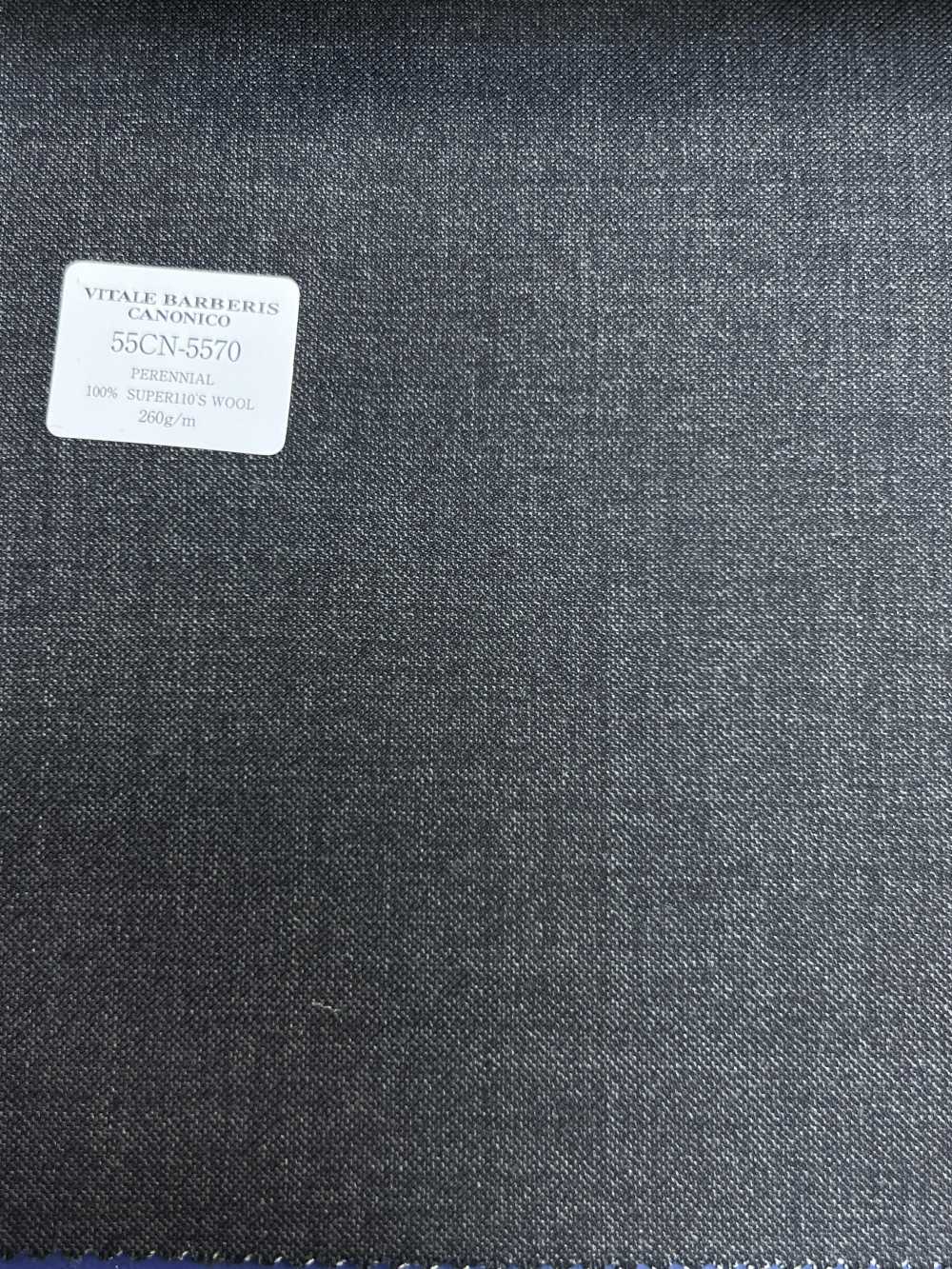 55CN5570 CANONICO PERENNIAL SUPER110'S Charcoal Heaven Gray No Pattern[Textile] CANONICO
