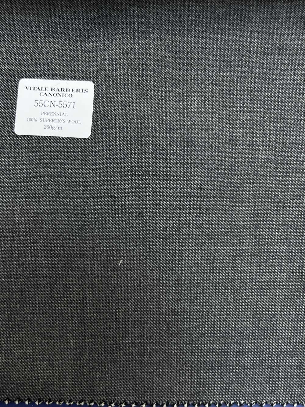 55CN5571 CANONICO PERENNIAL SUPER110'S Gray No Pattern[Textile] CANONICO