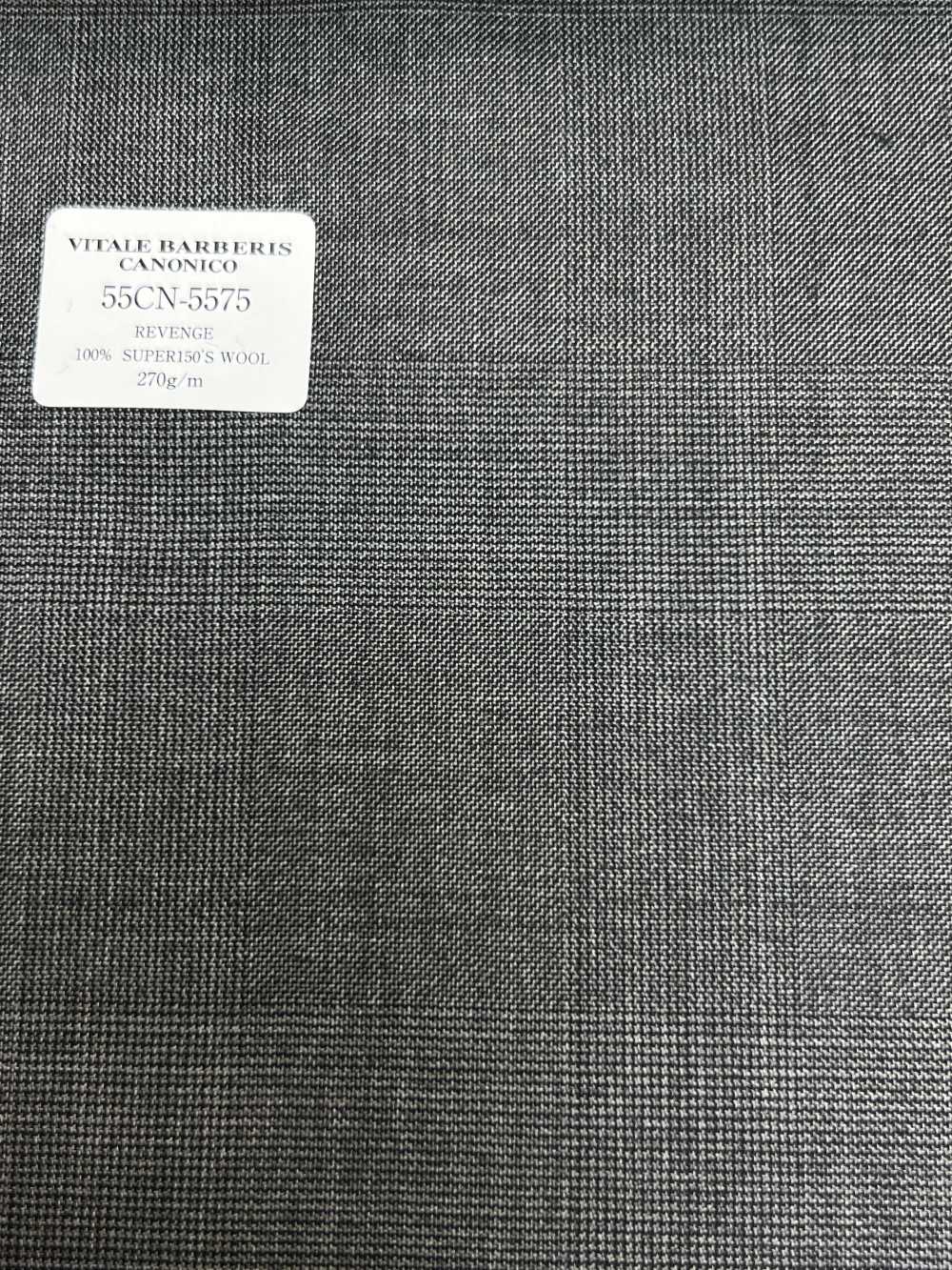 55CN5575 CANONICO REVENGE SUPER150'S Gray Glen Check[Textile] CANONICO